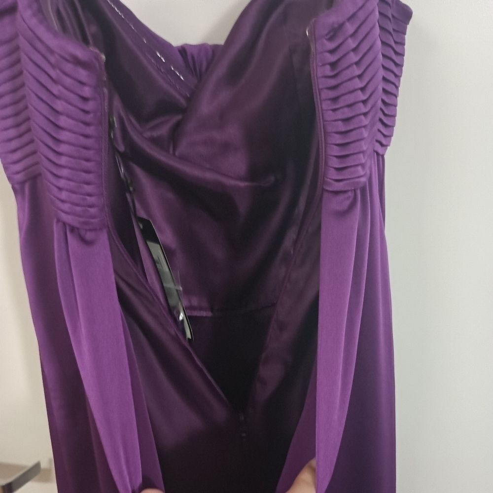 Bcbgmaxazria NWT Removable Strap Orchid Dress NWT - Picture 12 of 13
